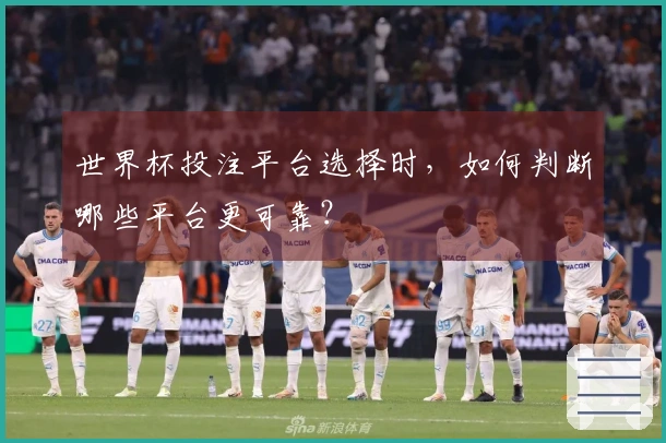 世界杯投注平台选择时，如何判断哪些平台更可靠？