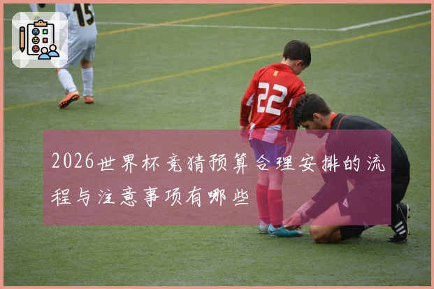 2026世界杯竞猜预算合理安排的流程与注意事项有哪些